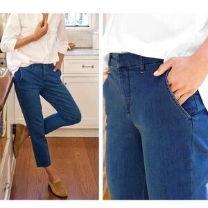 Frank & Eileen Wicklow 1977 Blue Jeans Stretch Pants Italian Chino Womens Size 4